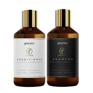 Šampūnas ir kondicionierius su žaliųjų ikrų ekstraktu ir nanosidabru